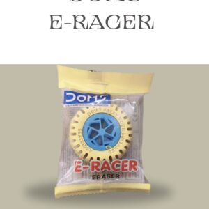 Doms E-Racer Eraser – Unique Tyre-Shaped Eraser for Kids & Students