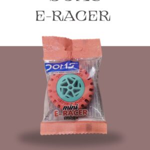 Doms Mini E-Racer Eraser – Compact Tyre-Shaped Eraser for Kids & Students