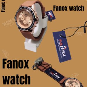 Fanox Men's Stylish Analog Watch – Sleek, Smart & Stylish with Silicone Strap