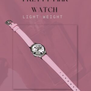 Ganx Pretty Pink Women’s Analog Watch – Lightweight & Stylish