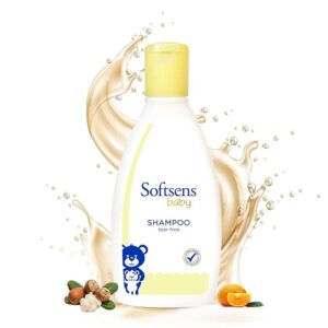 Softsens Baby Tear-Free Shampoo – Gentle Cleanser with Glycerin, Castor Oil & Vitamin E – 200ml